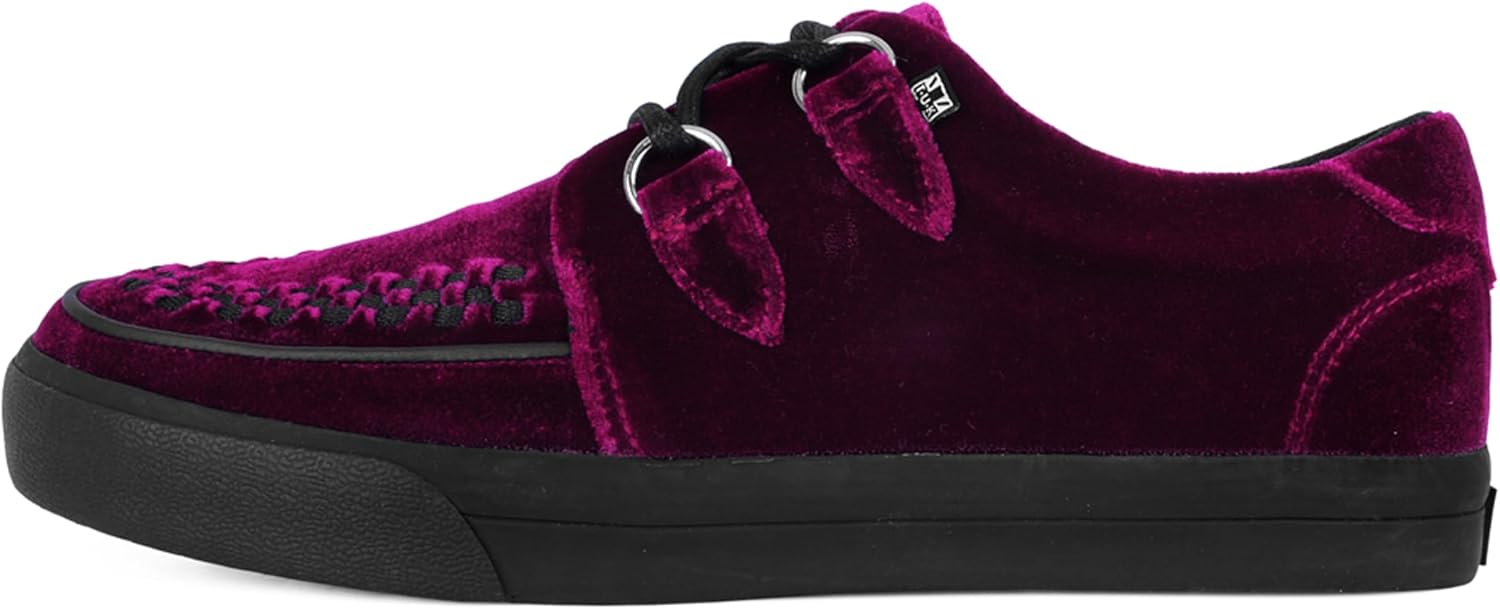 T.U.K. Vegan Creeper Sneaker - Scarpe da Ginnastica da Uomo e da Donna - Stile Punk, Goth e Rocker in Pelle e Scarpe Stringate