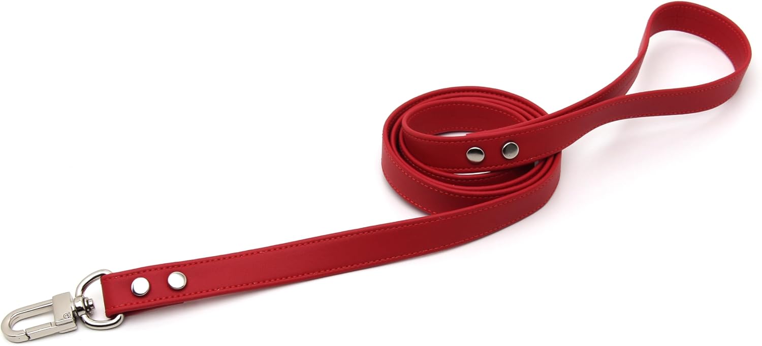 Girocollo Donna O Ring Choker Collana in Ecopelle
