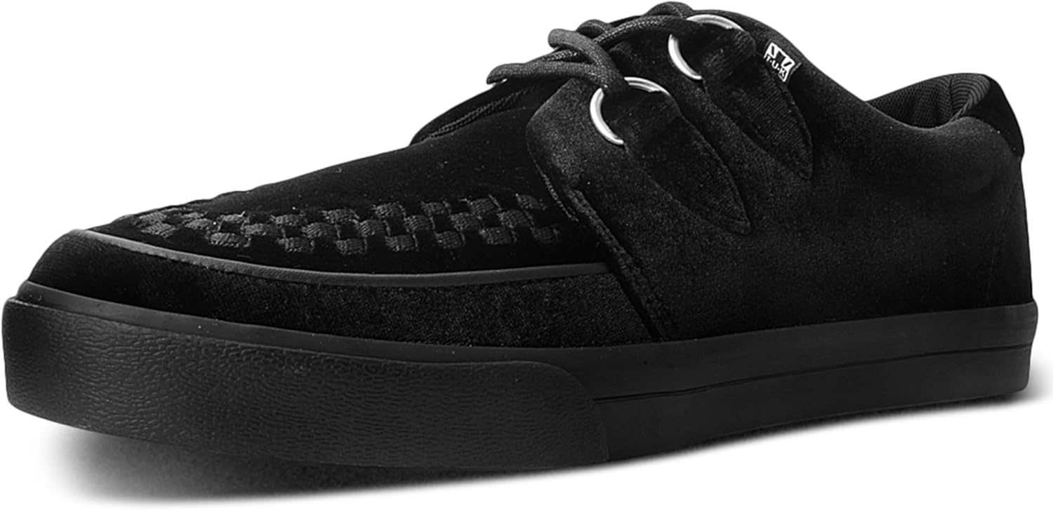 T.U.K. Vegan Creeper Sneaker - Scarpe da Ginnastica da Uomo e da Donna - Stile Punk, Goth e Rocker in Pelle e Scarpe Stringate
