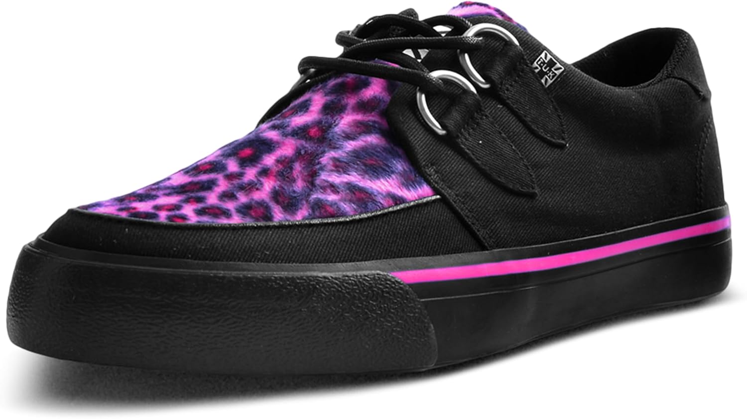T.U.K. Vegan Creeper Sneaker - Scarpe da Ginnastica da Uomo e da Donna - Stile Punk, Goth e Rocker in Pelle e Scarpe Stringate