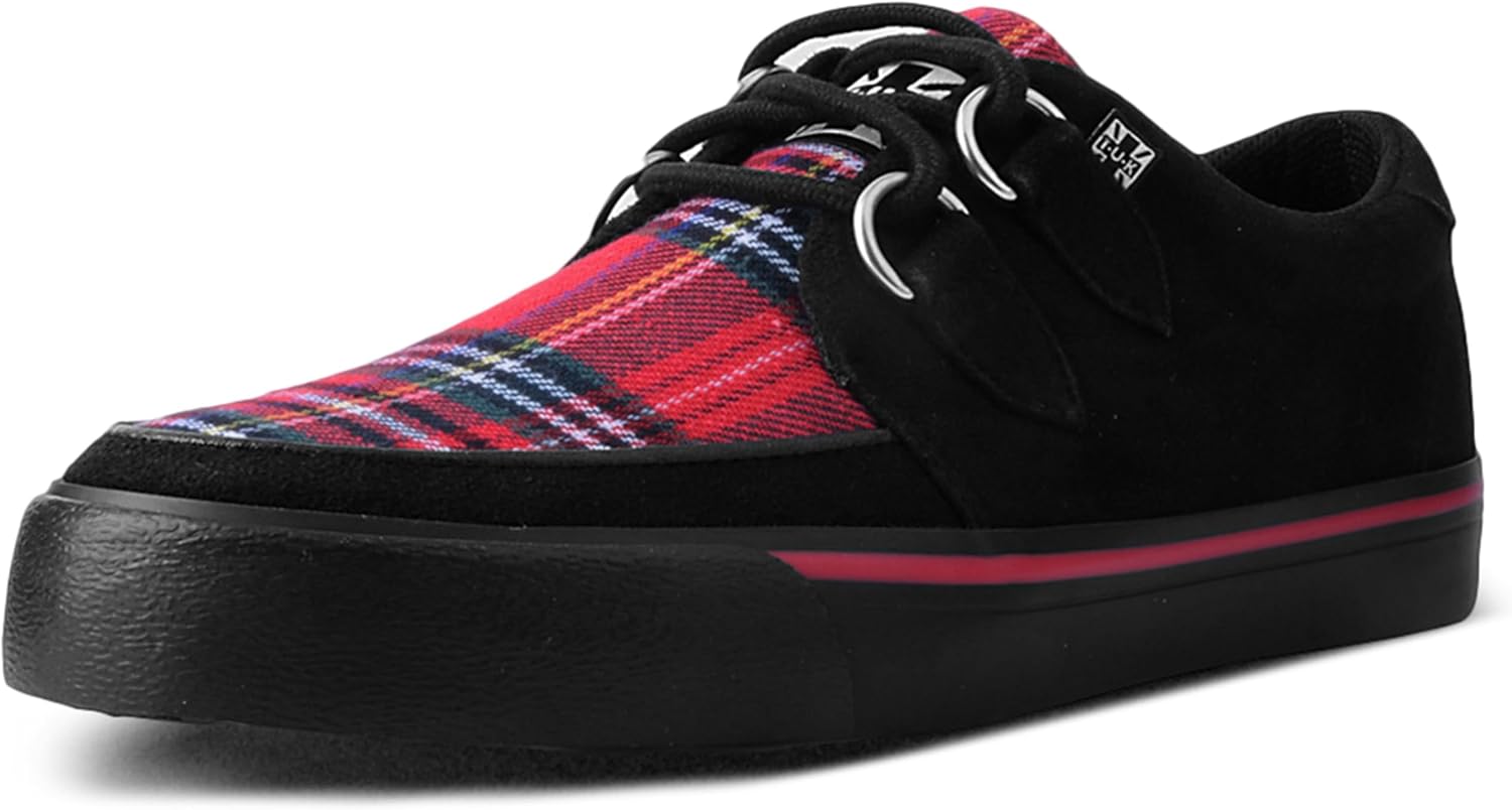T.U.K. Vegan Creeper Sneaker - Scarpe da Ginnastica da Uomo e da Donna - Stile Punk, Goth e Rocker in Pelle e Scarpe Stringate