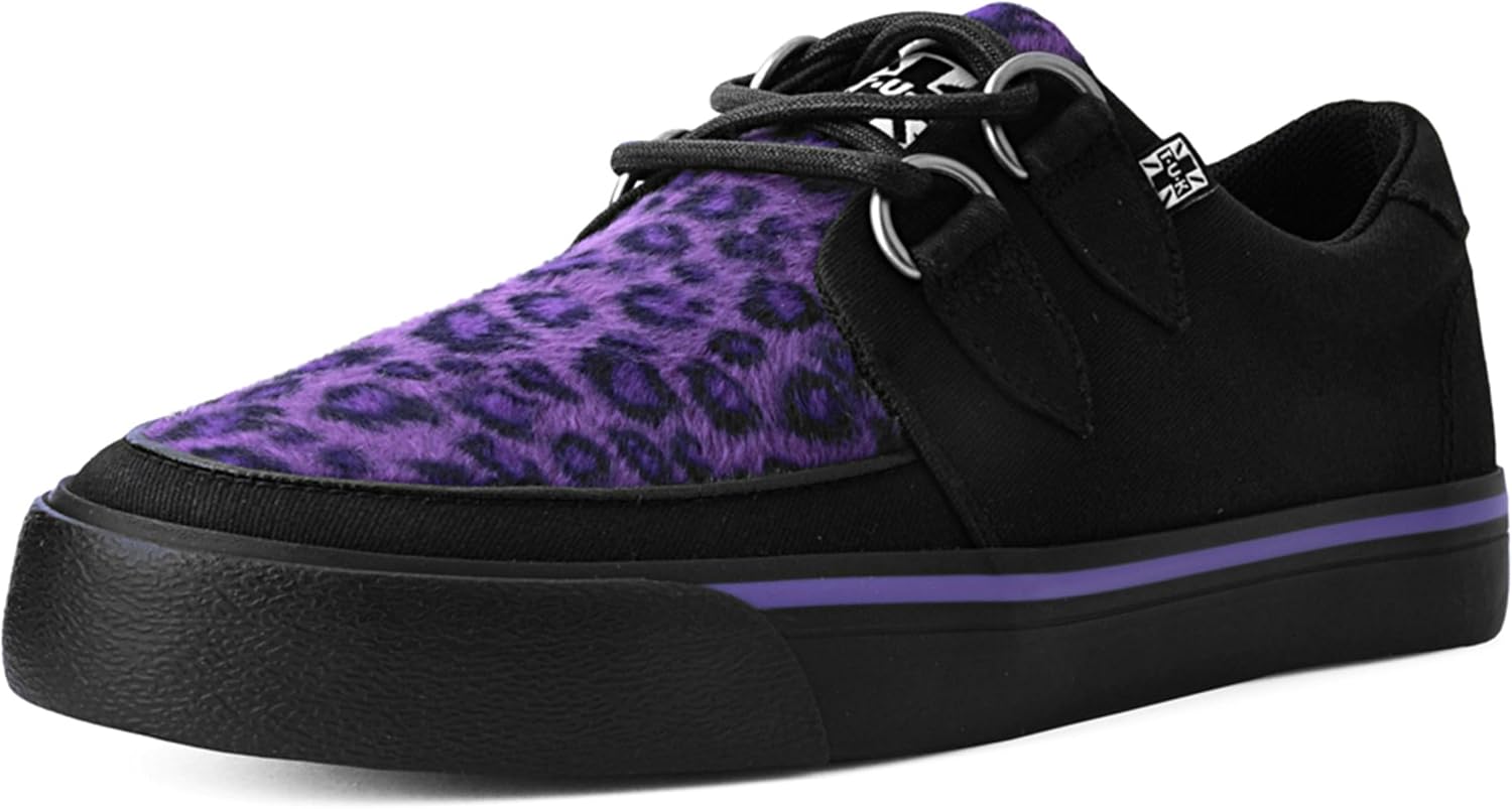 T.U.K. Vegan Creeper Sneaker - Scarpe da Ginnastica da Uomo e da Donna - Stile Punk, Goth e Rocker in Pelle e Scarpe Stringate