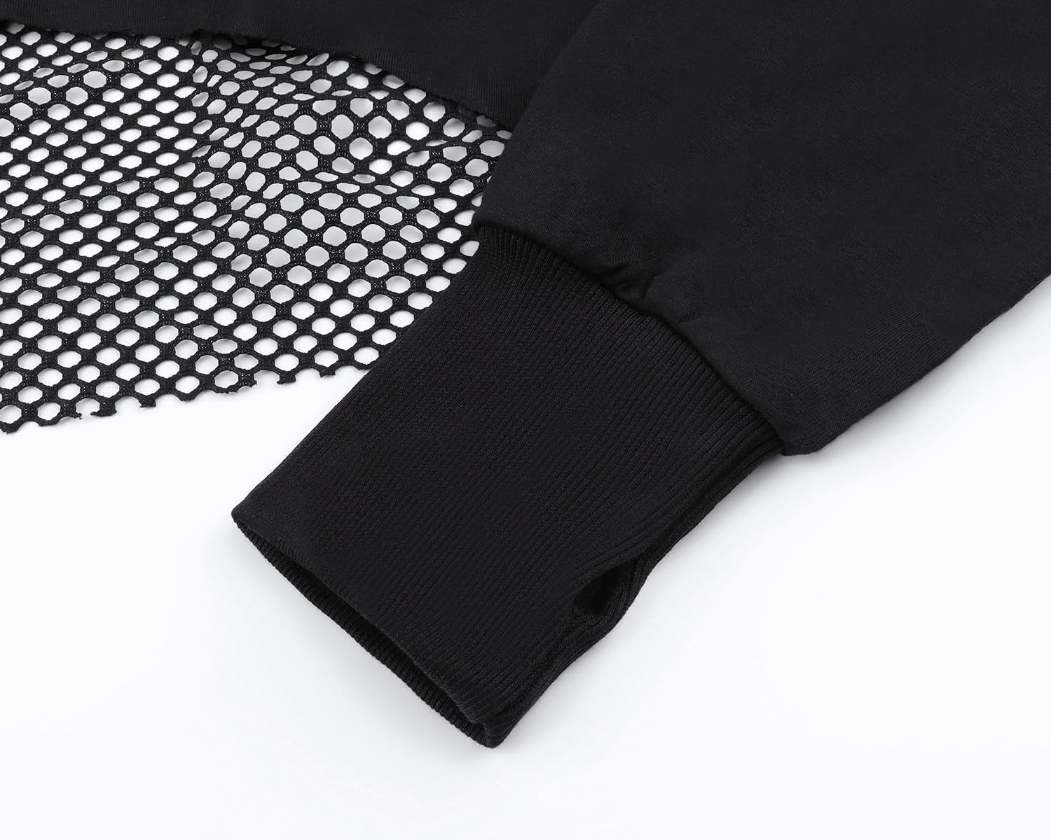 Maglietta a maniche lunghe con bretelle, da donna, stile gotico, punk, cool, con motivo drago, girocollo, nero, per autunno