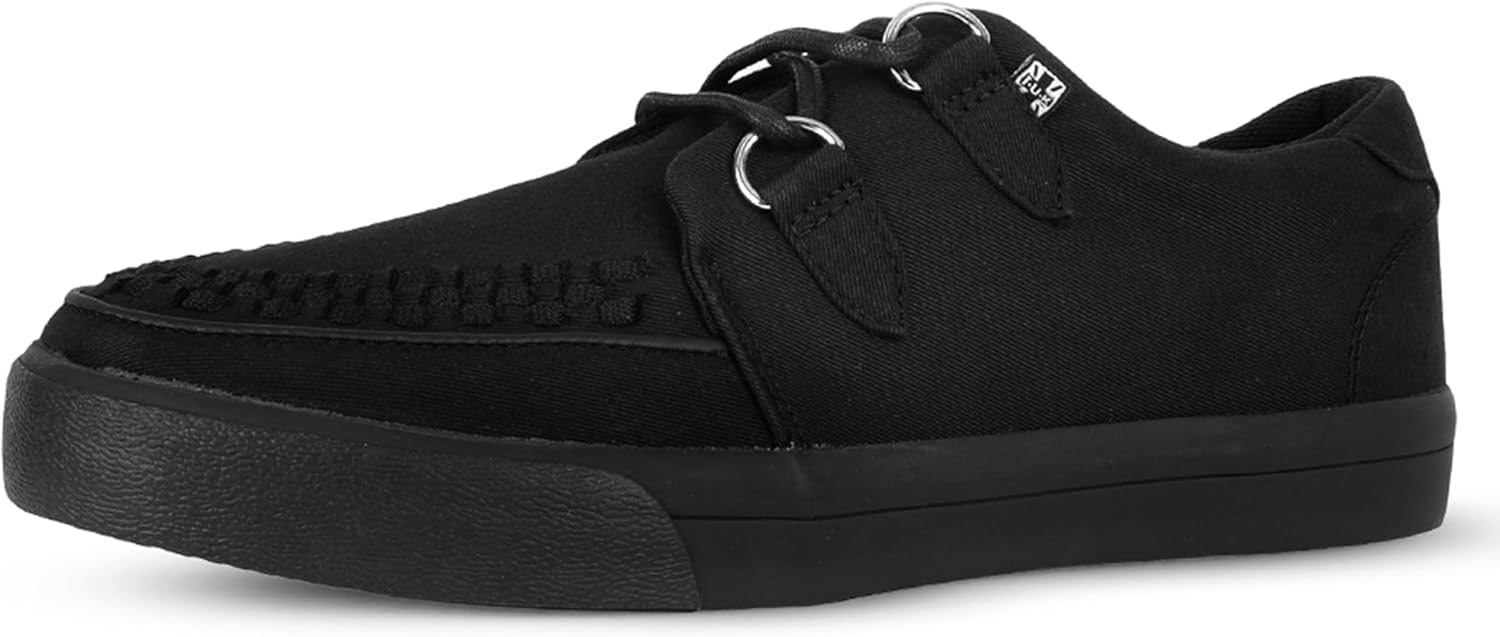 T.U.K. Vegan Creeper Sneaker - Scarpe da Ginnastica da Uomo e da Donna - Stile Punk, Goth e Rocker in Pelle e Scarpe Stringate