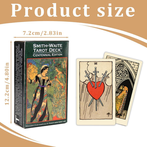 78 Classici Tarocchi Divinazione Tarocchi, per principianti giocattolo di divinazione carte dei tarocchi olografiche carta di divinazione del destino