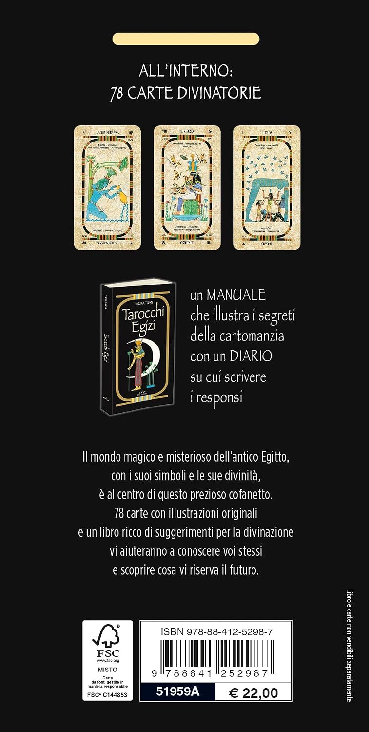 Tarocchi egizi. Con 78 Carte