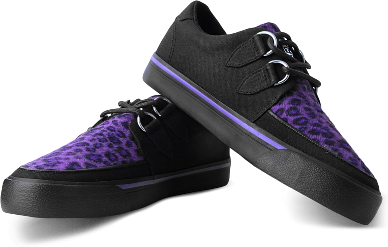 T.U.K. Vegan Creeper Sneaker - Scarpe da Ginnastica da Uomo e da Donna - Stile Punk, Goth e Rocker in Pelle e Scarpe Stringate