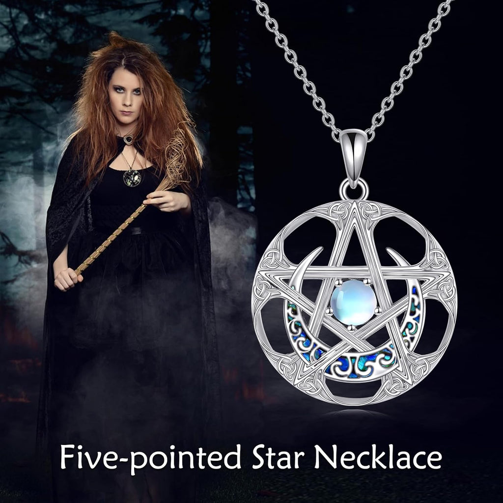 YAFEINI Collana con Ciondolo a Forma di Cuore Celtico in Argento Sterling 925, Gioielli d'Amore Infinito