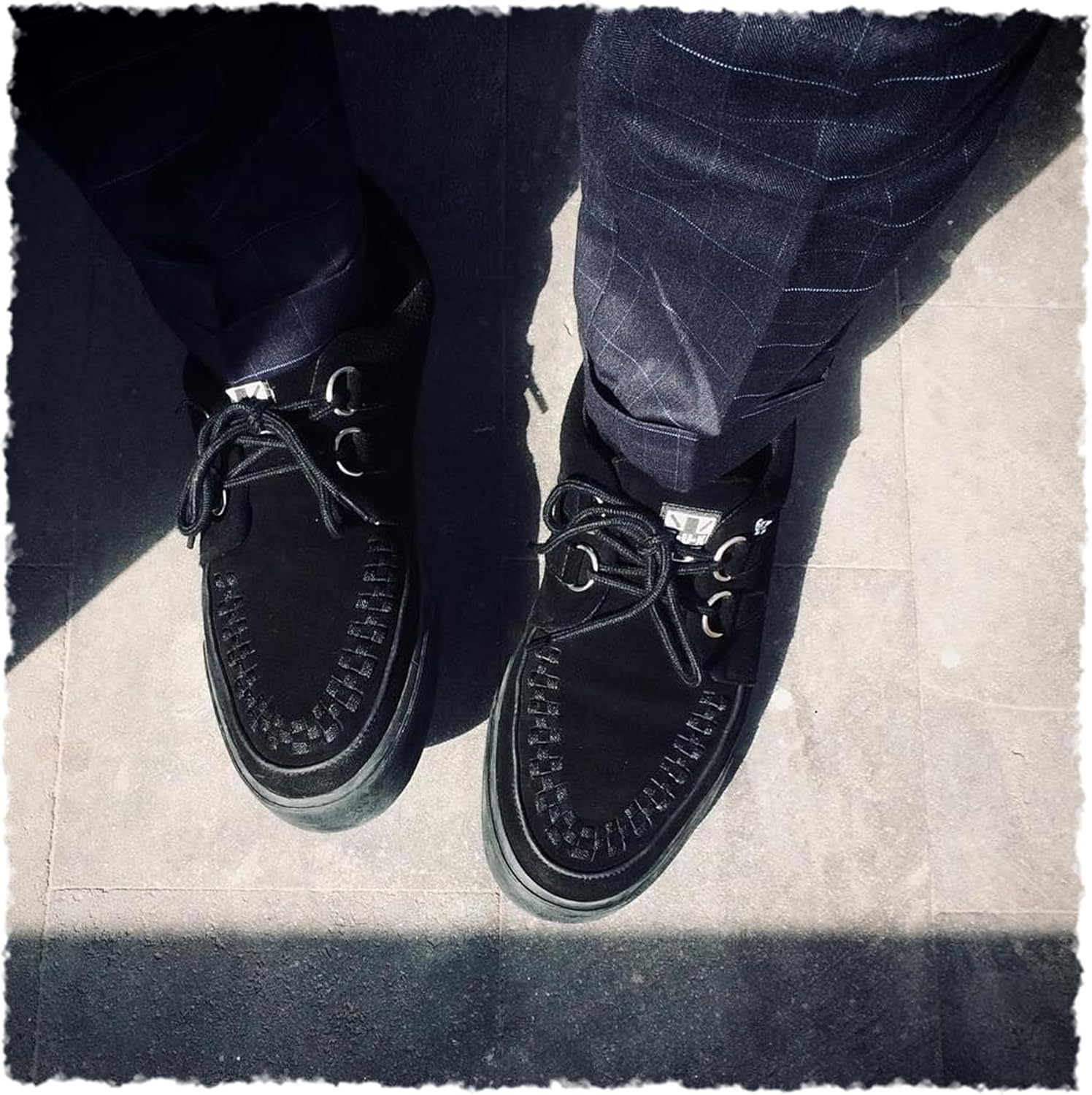 T.U.K. Vegan Creeper Sneaker - Scarpe da Ginnastica da Uomo e da Donna - Stile Punk, Goth e Rocker in Pelle e Scarpe Stringate