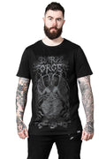 T-shirt unisex Killstar Gothic Goth occulto - Dark Forces Baphomet teschio